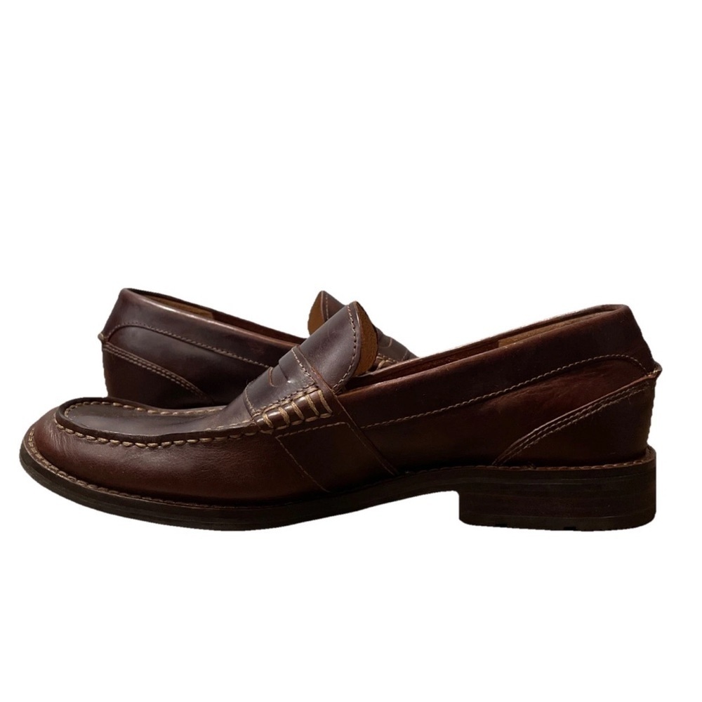 Sperry Top Sider STS17816 Men’s Size 10 Penny Loafers Dark Brown Leather Slip On - Picture 4 of 10